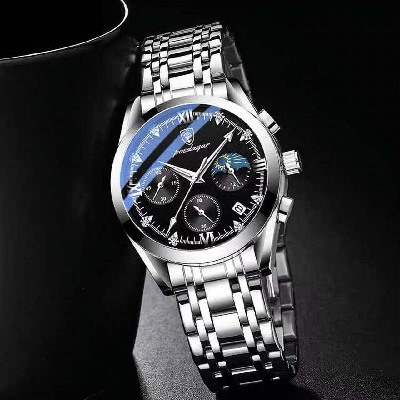 Poedagar Men Watch Sport Chronograph Fashion Date Brazil Ubuy