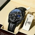 thumbnail image 1 of Poedagar Men Watch Sport Chronograph Fashion Date Quartz Wristwatch Top Swiss Brand Luxury Waterproof Luminous Steel Band Watch - Quartz Wristwatches, 1 of 7
