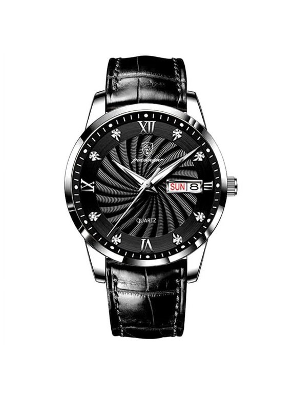 Men Watches Waterproof Luminous Top Brand Luxury Leather Casual Sports Quartz Wristwatch Military Man Watch For Men - Quartz Wristwatches