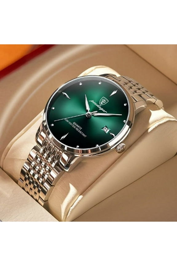 Top Brand Luxury Men Watch Waterproof Luminous Stainless Steel Watches Sport Quartz Clock Mens Date Business Wristwatch - Quartz Wristwatches