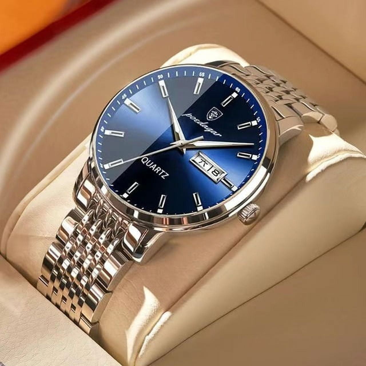 Cool Watches for Men Top Brand Luxury Wrist Watch Quartz Clock Male  Stainless Steel Gold Watch Men Luminous Relojes Para Hombre
