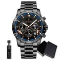 thumbnail image 1 of Poedagar Watch for Man Luxury Chronograph Men Watch Stainless Steel Quartz Male Watches, 1 of 9