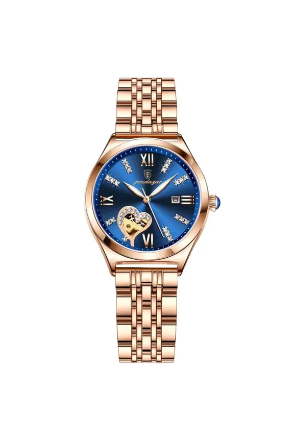 Women Watches Fashion Rose Gold Stainless Stain Steel Ladies Watch Waterproof Quarzt Wristwatch Romatic Girlfriend Gift - Quartz Wristwatches