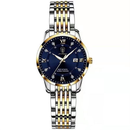 Poedagar Women Watches Luxury Fashion Ladies Quartz Watch Waterproof Luminous Date Stainless Stain Wristwatch Girlfriend Gift - Quartz Wristwatches