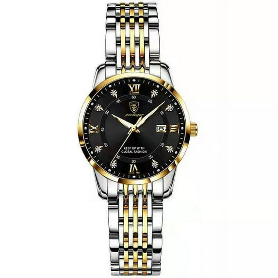 Poedagar Women Watches Luxury Fashion Ladies Quartz Watch Waterproof Luminous Date Stainless Stain Wristwatch Girlfriend Gift - Quartz Wristwatches