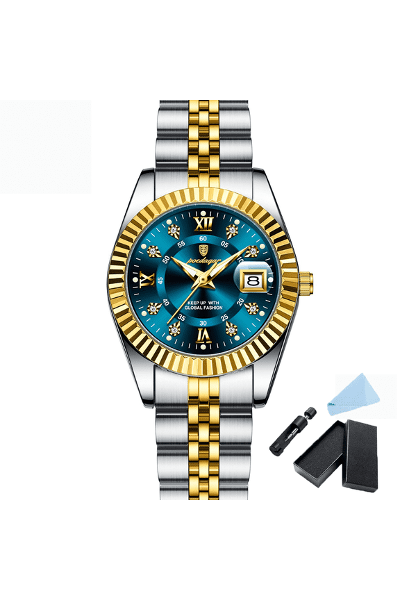 classic luxury low-key business casual value holiday waterproof quartz men's watch