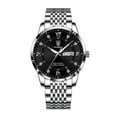 thumbnail image 1 of Poedagar fashion watch men stainless steel top brand luxury waterproof luminous wristwatch mens watches sports Quartz Date, 1 of 10