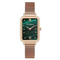 Poedagar women watches Japan quartz movement high quality waterproof ladies watch stainless steel mesh rose gold simple clock