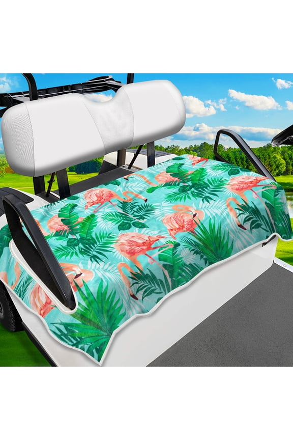 Golf Cart Seat Covers, Keep Cool Golf Cart Seat Towel Blanket - 51'' x 31'', 100% Microfiber, Universal Fit for All EZGO, Yamaha, Club Car, Icon and More 2-Seat Golf Carts, Machine Washable
