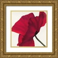 thumbnail image 1 of Poelstra-Holzhaus, Yvonne 12x12 Gold Ornate Wood Framed with Double Matting Museum Art Print Titled - Papaver II, 1 of 4