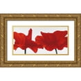 thumbnail image 1 of Poelstra-Holzhaus, Yvonne 18x11 Gold Ornate Wood Framed with Double Matting Museum Art Print Titled - Red III, 1 of 4