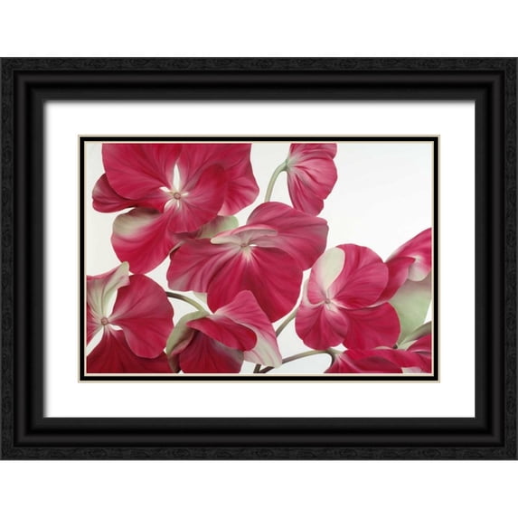 Poelstra-Holzhaus, Yvonne 32x23 Black Ornate Wood Framed with Double Matting Museum Art Print Titled - Floriade IV