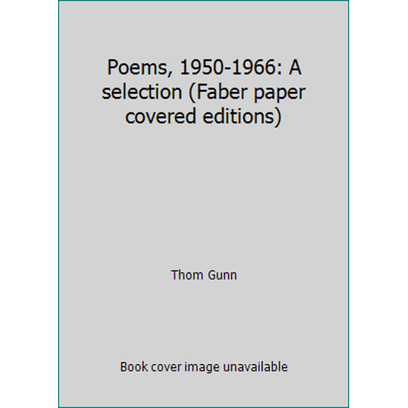 Pre-Owned Poems, 1950-1966: A selection (Faber paper covered editions) (Paperback) 0571088457 9780571088454