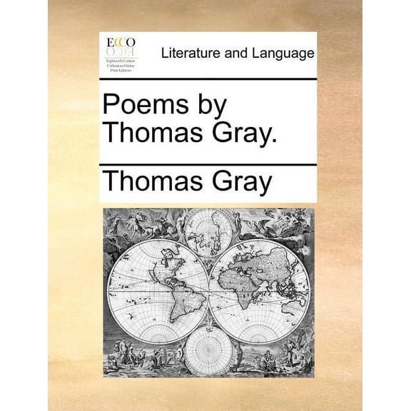 Poems by Thomas Gray. (Paperback)