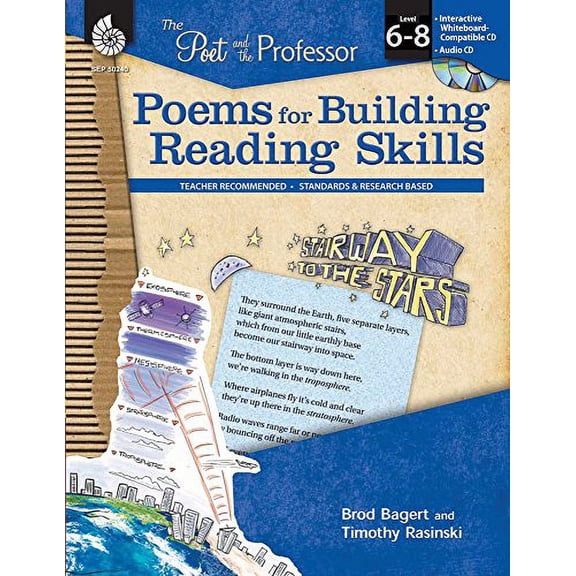 Pre-Owned Poems for Building Reading Skills Levels 6-8: Poems for Building Reading Skills [With CDROM and CD (Audio)] (Paperback) 1425802400 9781425802400