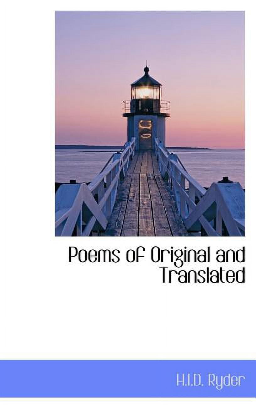 Poems of Original and Translated Hardcover