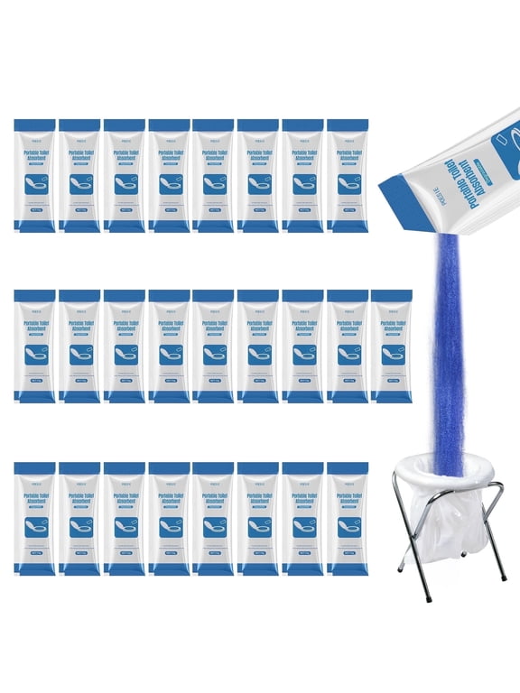 Portable Toilet Absorbent Urine Powder Liquid Waste Gel for Outdoor 25packs