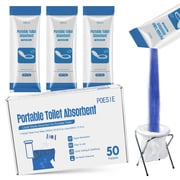 Poesie Portable Toilet Absorbent Urine Powder Liquid Waste Gel for Portable Absorbent 50packs