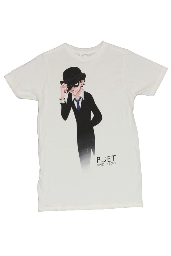 Mens T-Shirt - The Dream Walker Dapper Hat Tipping Image (Large)