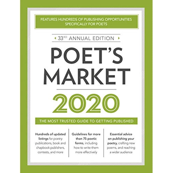 Pre-Owned Poet's Market 2020: The Most Trusted Guide for Publishing Poetry Paperback