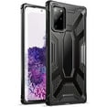 thumbnail image 1 of Poetic Affinity Series Designed for Samsung Galaxy S20 Plus/Galaxy S20+ Clear Case, Rugged Lightweight Military Grade Hybrid Protective Bumper Cover, Black/Clear, 1 of 1