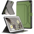 thumbnail image 1 of Poetic Explorer Magnetic Folio Stand Case Designed for Google Pixel Tablet (2023), Magnetic Fidget Mount Case for Google Pixel Tablet, Military Green, 1 of 7