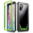 thumbnail image 1 of Poetic Galaxy Note 10 Rugged Clear Case, Full-Body Hybrid Bumper Cover, Support Wireless Charging, Without Built-in-Screen Protector, Guardian Series, Case for Samsung Galaxy Note 10, Green, 1 of 7