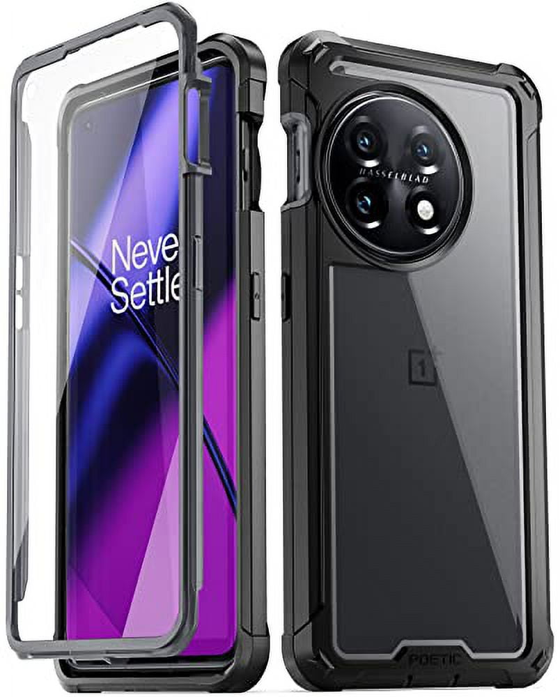 Translucent One Plus Case Poetic Guardian Case for Oneplus 11 , Clear Case with Built-in Screen ...