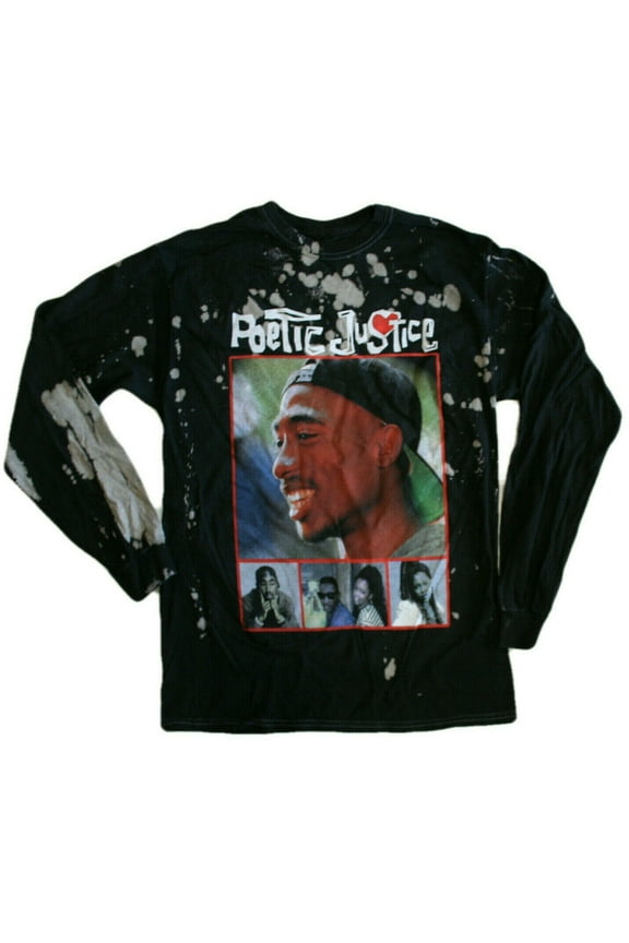 Bleach Washed Long Sleeve Men's T-Shirt