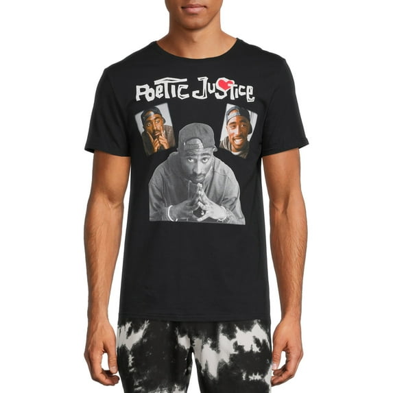 Poetic Justice Men's & Big Men's Street Romance Short Sleeve Graphic Tee