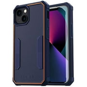 Poetic Neon Case for iPhone 13 Mini, Dual Layer Heavy Duty Drop Protection, Navy Blue