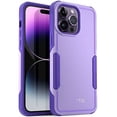 thumbnail image 1 of Poetic Neon Case for iPhone 14 Pro, Dual Layer Heavy Duty Drop Protection, Purple, 1 of 6