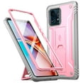 thumbnail image 1 of Poetic Revolution Case for Motorola Moto Edge Plus 2023, Heavy Duty Full Body Cover with Kickstand, Light Pink, 1 of 6