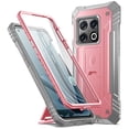 thumbnail image 1 of Poetic Revolution Case for OnePlus 10 Pro, Built-in Screen Protector with Kickstand, Light Pink, 1 of 5