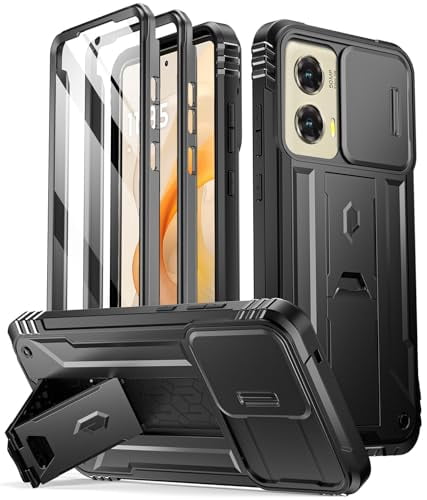 Poetic Revolution Hülle Für IPhone 14 Pro – Robuste Schutzhülle Mit Ständer & Displayschutz | Kastanienbraunrot