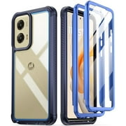 Poetic Shockproof Back Cover Cell Phone Case for Moto G Stylus 5G 2024, Blue