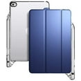 thumbnail image 1 of Poetic Smart Cover with Apple Pencil Holder, Flexible Soft Clear TPU Back, Slim Fit Trifold Stand Folio Front, Lumos X Series, for iPad Mini 5 7.9" 2019, Navy Blue, 1 of 7