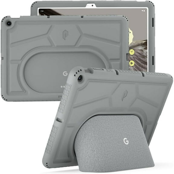Poetic TurtleSkin Series for Google Pixel Tablet Case 11 inch (2023), Heavy Duty Shockproof Rugged Kids Friendly Drop Protection Silicone Cover Case, Hazel