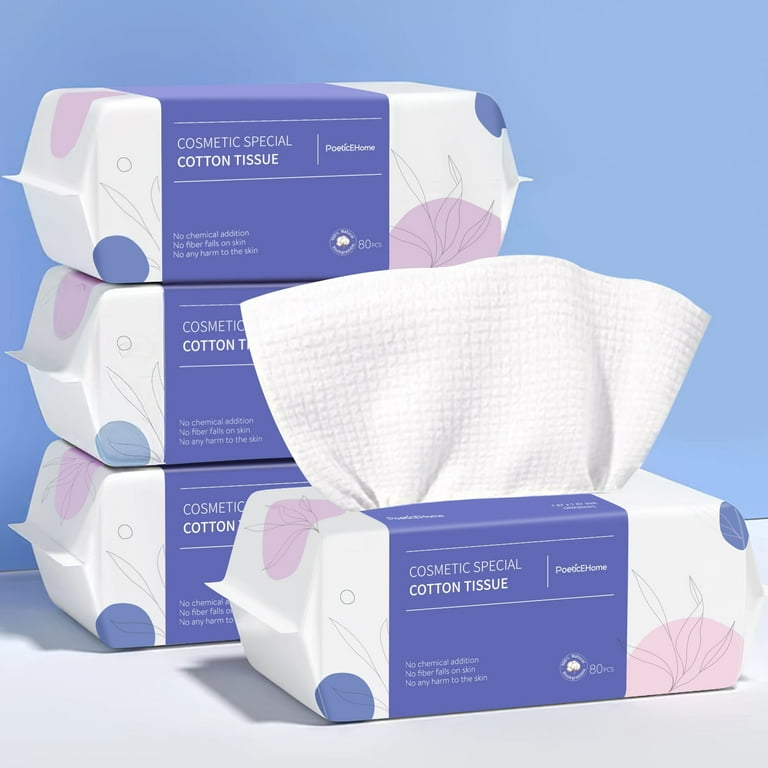 Careboree Pack Of 3 Extra Thick Facial Cleansing Dry Wipes Non