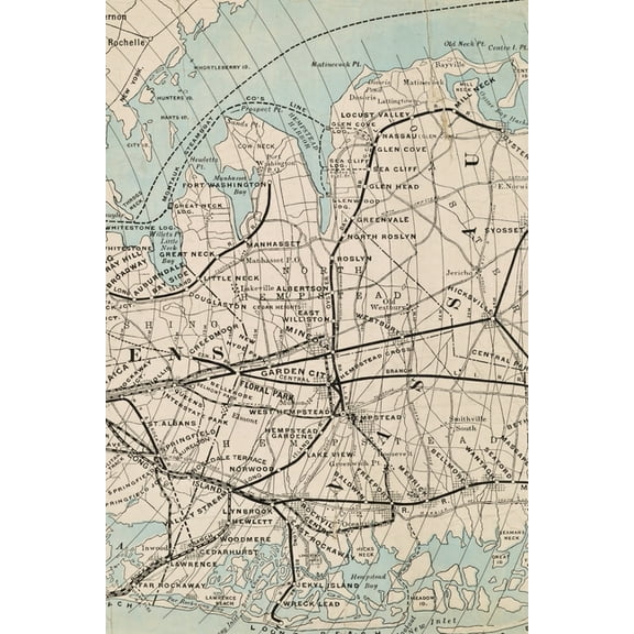 Poetose Notebooks: New York City Vintage Map Field Journal Notebook, 50 pages/25 sheets, 4x6 (Paperback)