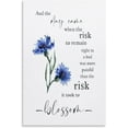 thumbnail image 1 of Poetry Poster And The Day Came When The Risk To Remain Tight In A Bud Prints Canvas Wall Art Posters Room Aesthetics And Decor Home Modern Living Room Decor, 1 of 7