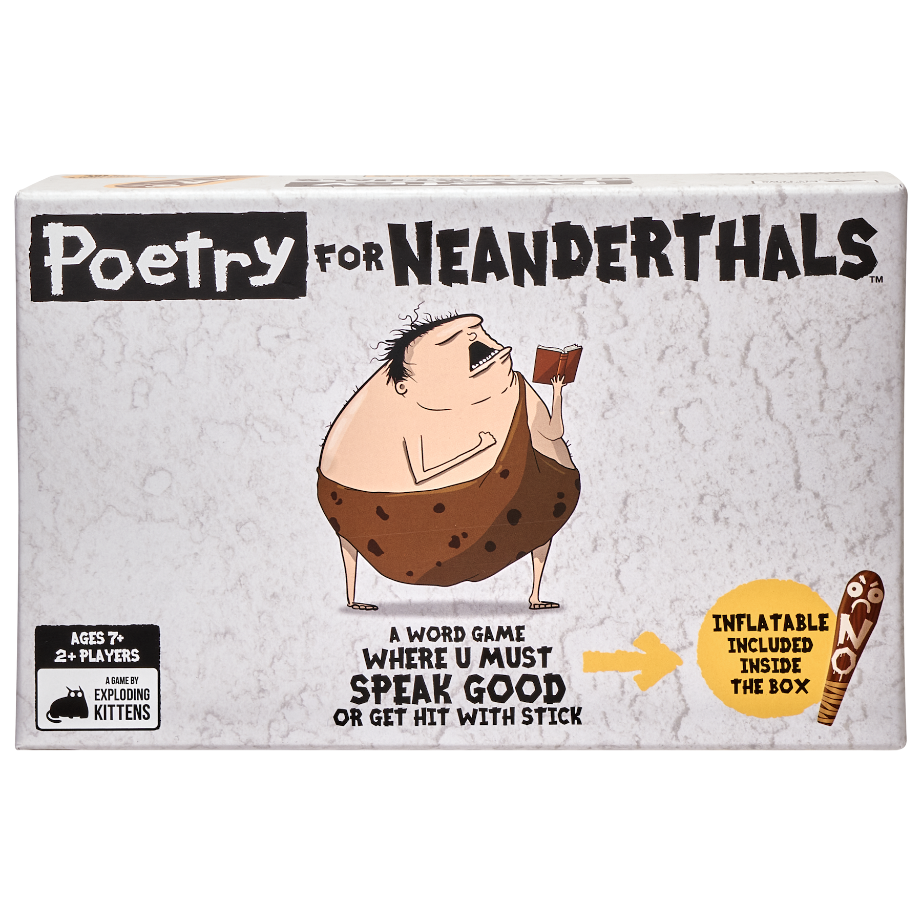 Poetry for Neanderthals Party Game by Exploding Kittens, 15 Minutes, Ages 7 and up, 2+ Players. - image 1 of 5