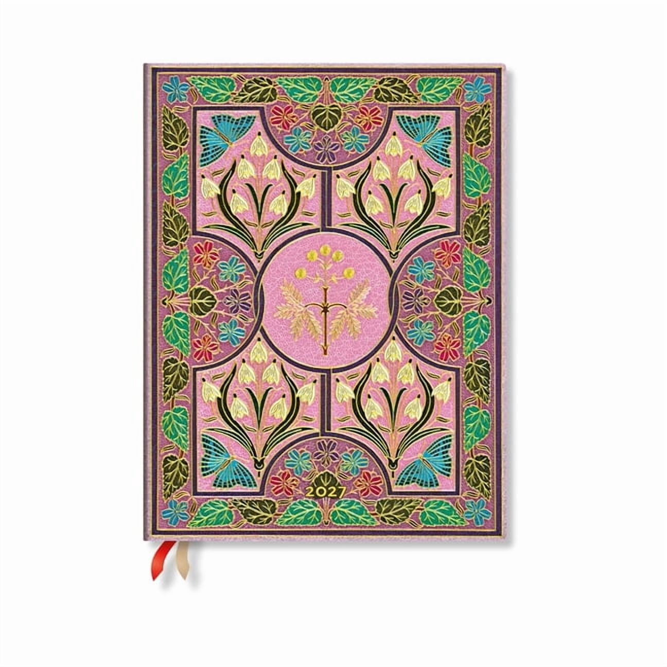 Poetry in Bloom 2027 Mimosa Ultra Vertical Softcover 12-Month Weekly Planner, 176pg, 100gsm by Paperblanks (Poetry in Bloom), (Paperback)