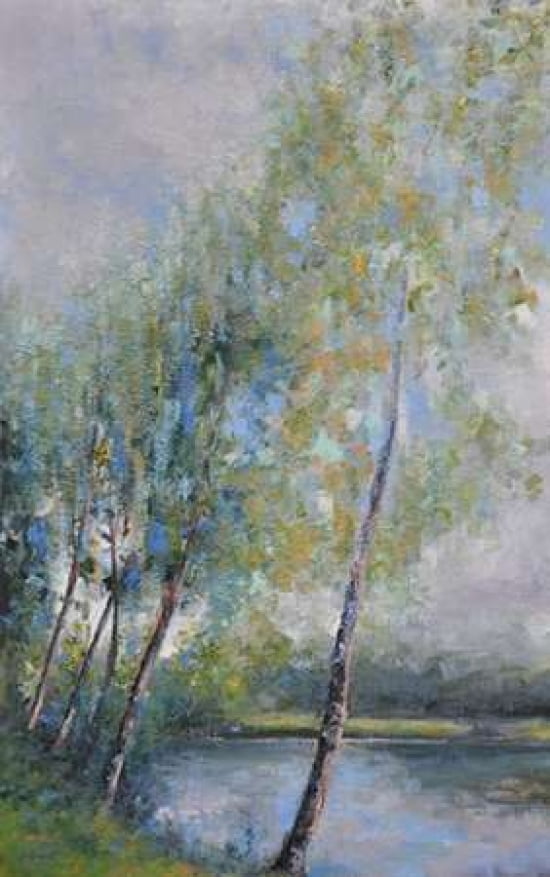 Poetry on Riverbank Canvas Art - Clement Nivert (24 x 36)