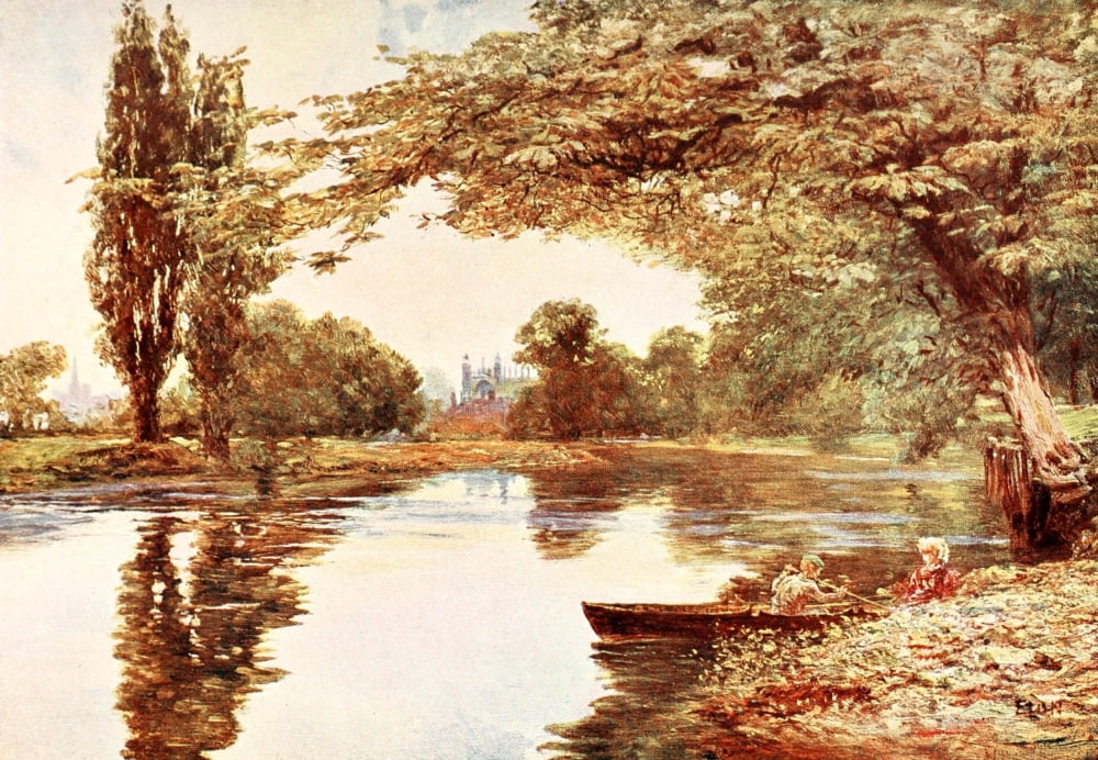 Poets Country 1907 Eton College Canvas Art - Francis S Walker (18 x 24)
