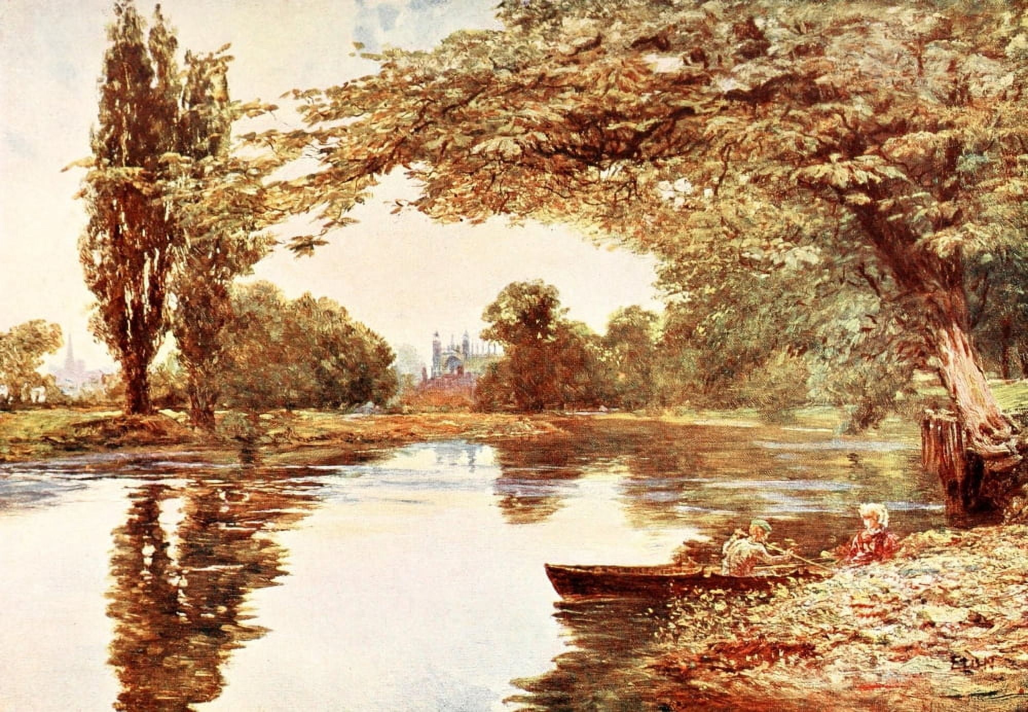 Poets Country 1907 Eton College Canvas Art - Francis S Walker (24 x 36)
