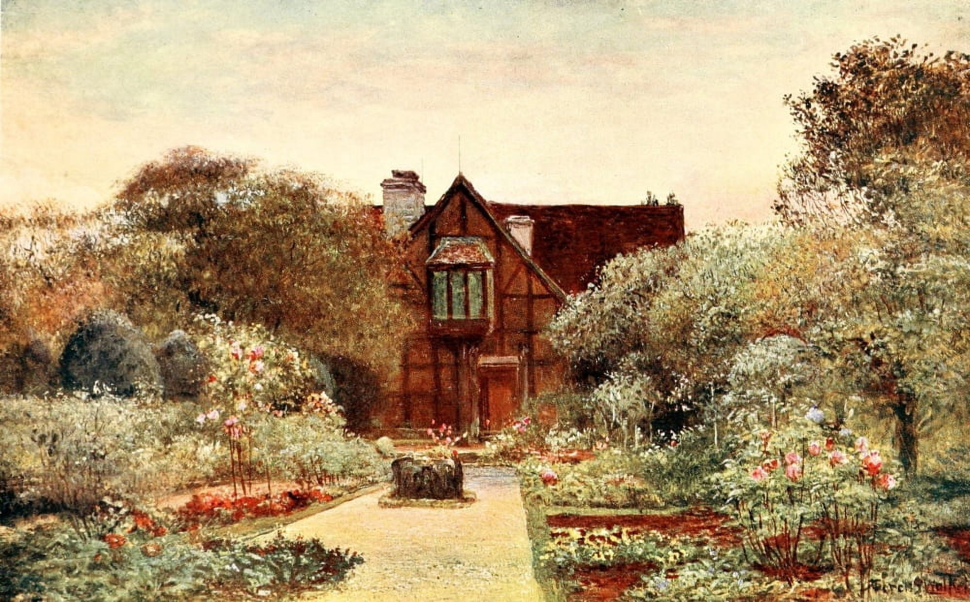 Poets Country 1907 Shakespeares birthplace Canvas Art - Francis S Walker (18 x 24)