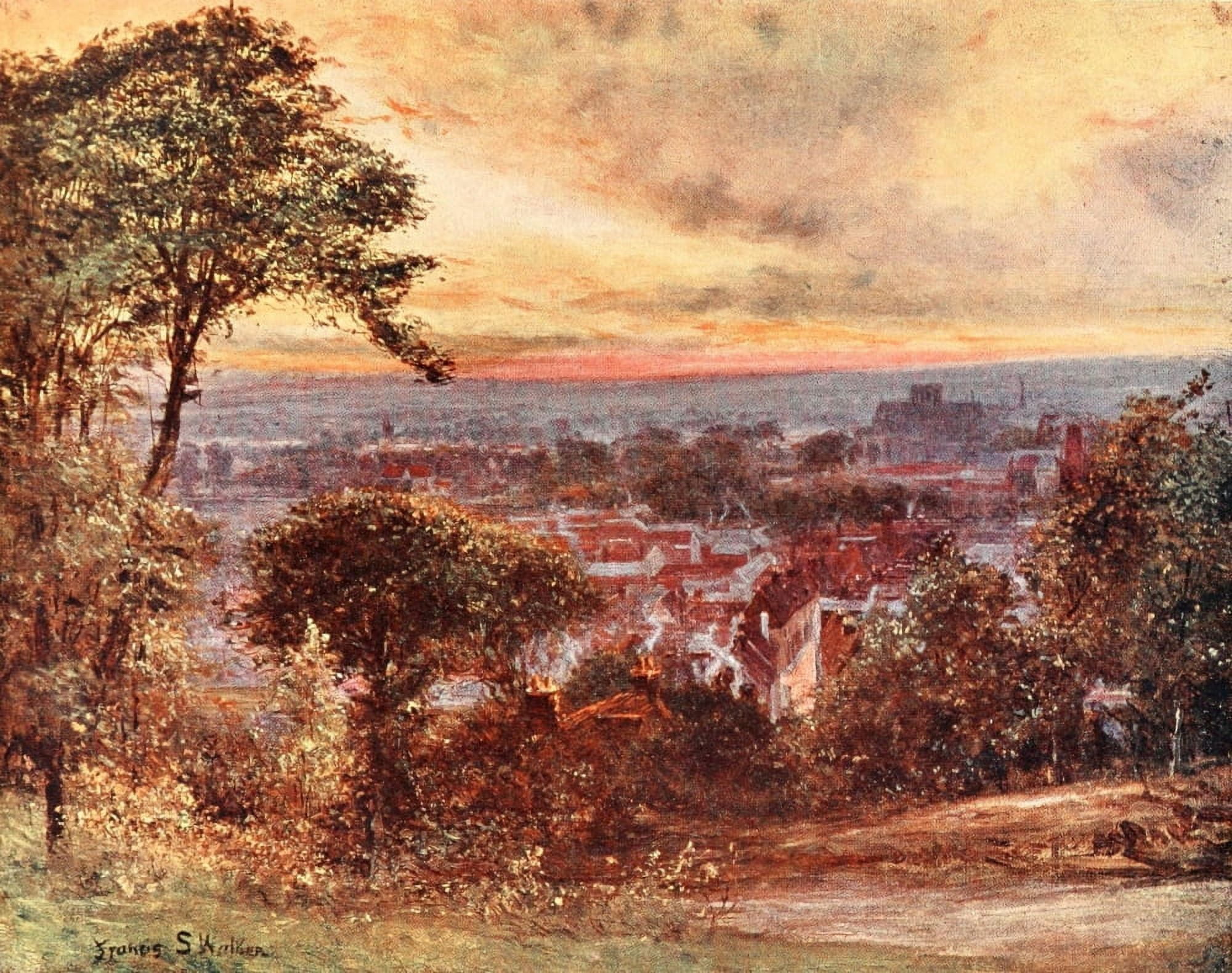 Poets Country 1907 Winchester Canvas Art - Francis S Walker (18 x 24)