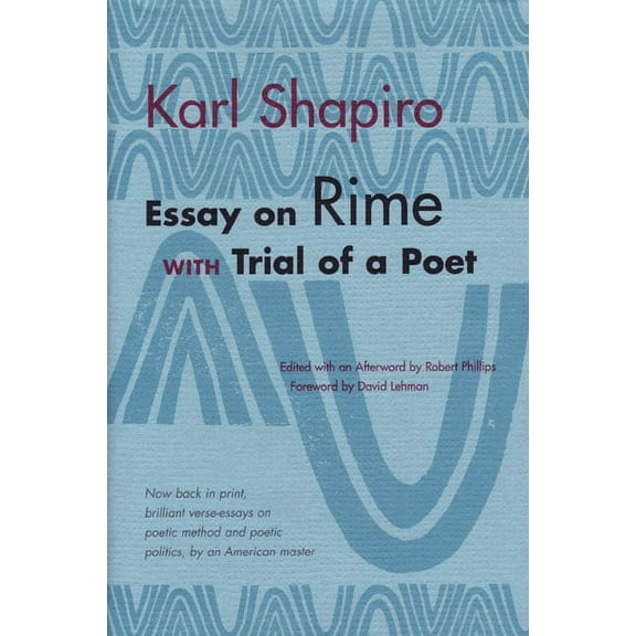 Poets On Poetry: Essay on Rime : with Trial of a Poet (Hardcover)
