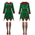 Poeux 2024 Christmas Party Theme Christmas Christmas Dress for Stage
